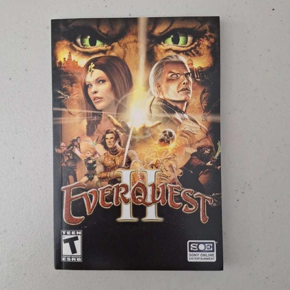 Vtg EverQuest II 2004 Sony PC DVD-ROM Box Set Computer Game- Open Box - COMPLETE